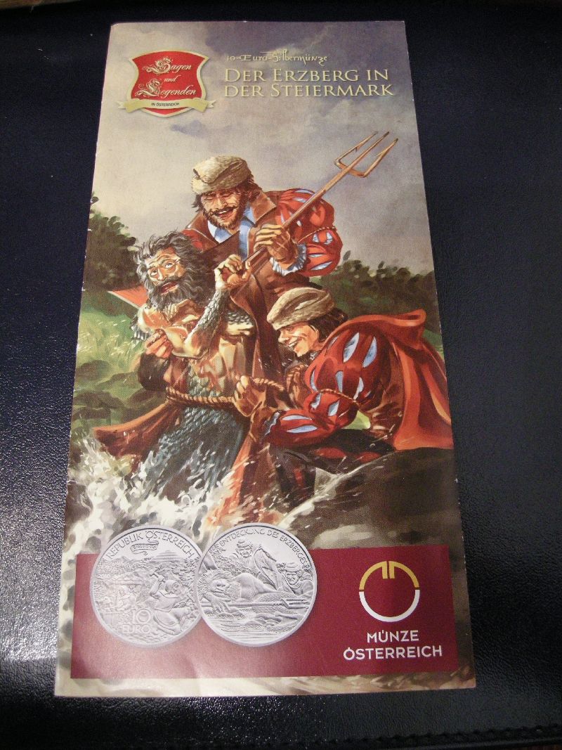 (afbeelding voor) 10 Euromunt Oostenrijk 2010 PROOF Erzberges